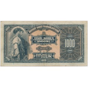 Tschechoslowakei, 1.000 Kronen 1932 - SPECIMEN