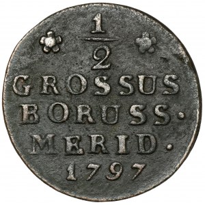 South Prussia, Half-penny 1797-B, Breslau