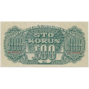 Czechosłowacja, 100 Korun 1944 - SPECIMEN