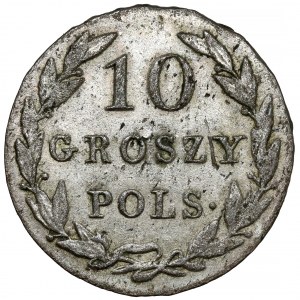 10 groszy polskich 1825 IB