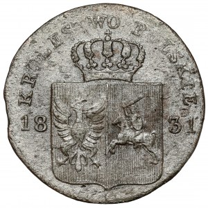 November Uprising, 10 pennies 1831 KG - bent
