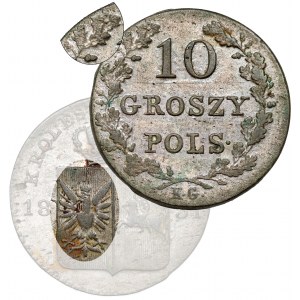 November Uprising, 10 pennies 1831 KG - simple - HYBRYDA