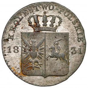 Powstanie Listopadowe, 10 groszy 1831 KG - proste - HYBRYDA