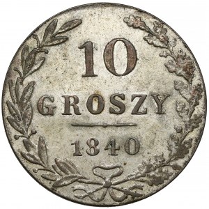 10 pennies 1840 MW