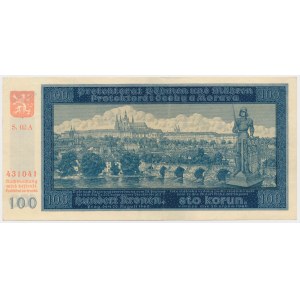 Protektorát Čechy a Morava, 100 korún 1940 - SPECIMEN