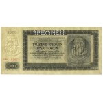 Protektorát Čechy a Morava, 1 000 korún 1942 - SPECIMEN