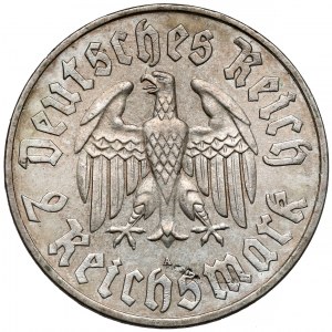 Weimar, 2 marks 1933-A - Luther