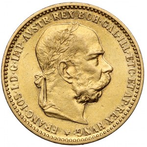 Austria, Franz Joseph I, 10 crowns 1906