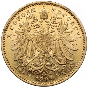 Rakúsko, František Jozef I., 10 korún 1906