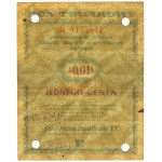 PEWEX 1 cent 1960 - Al - skasowany