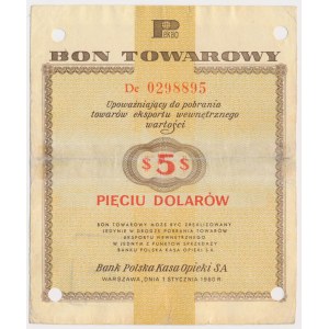 PEWEX $5 1960 - De - vymazáno