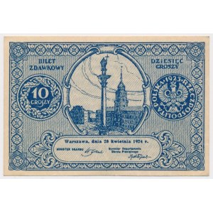 10 haléřů 1924