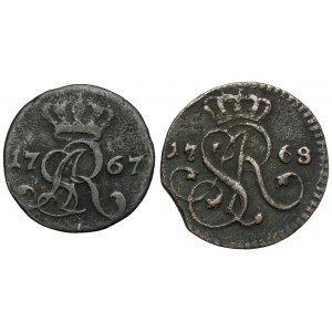 Poniatowski, Shell 1767 and 1768 - set (2pcs)