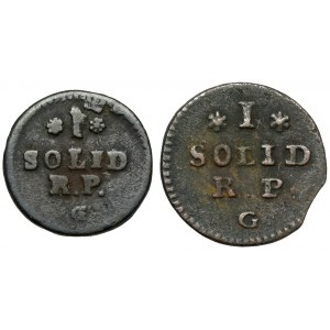 Poniatowski, Shell 1767 and 1768 - set (2pcs)