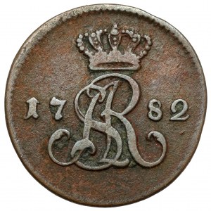 Poniatowski, půlpenny 1782 EB - vzácný ročník