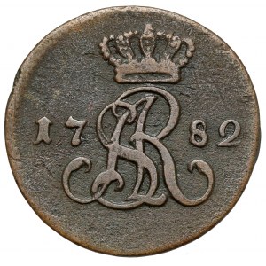 Poniatowski, Half-penny 1782 EB - rare vintage