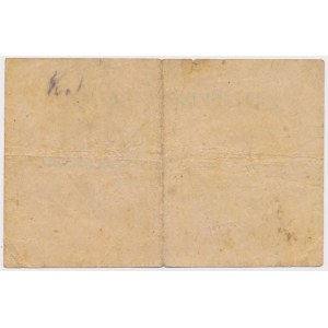 Krakov, Letnia Kawiarnia i Mleczarnia J. BISANZA, 50 halerzy (1919) - prázdný list