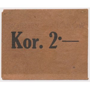 Krakow, United Drobner Companies, 2 crowns (1919) - low number