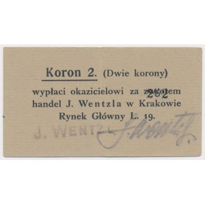 Krakow, J. WENTZL, 2 crowns (1919)