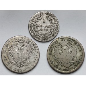 1-2 Zlato 1819-1827 - sada (3ks)