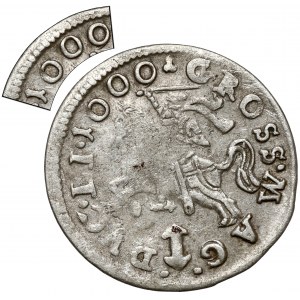 Sigismund III Vasa, Vilnius 1609 penny - error in date 1009 - very rare
