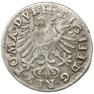 Sigismund III Vasa, Vilnius 1609 Pfennig - Fehler in Datum 1009 - sehr selten