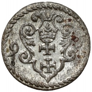 Sigismund III Vasa, Denarius of Gdansk 1596 - small numerals