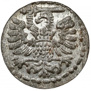 Žigmund III Vaza, denár z Gdanska 1596 - malé figúrky