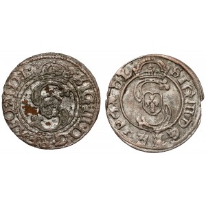 Zygmunt III Waza, Szeląg Wilno 1625-1627 - zestaw (2szt)