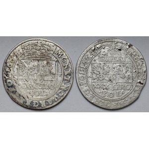 Jan II Kazimír, Tymfy Bydgoszcz a Krakov 1664 - sada (2ks)