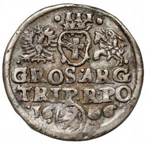 Sigismund III Vasa, Trojak Kraków 1606 - Lewart in KOLE