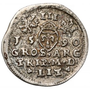 Sigismund III Vasa, Troyak Vilnius 1590 - Chalecki - error D REX