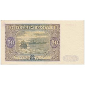 50 Zloty 1946 - Großbuchstabe