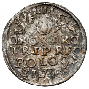 Zygmunt III Waza, Trojak Wschowa 1597 - wąska głowa