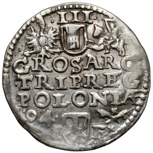 Sigismund III Vasa, Trojak Poznań 1594 - elongated, other