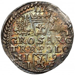 Sigismund III Vasa, Trojak Olkusz 1598 - unscripted variety