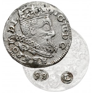 Zygmunt III Waza, Trojak Lublin 1598 - data z lewej