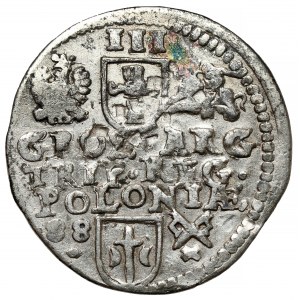 Zygmunt III Waza, Trojak Poznań 1588 - bez ID - rzadki