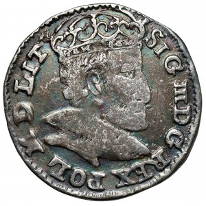 Sigismund III Vasa, Trojak Olkusz 1591 - decorative