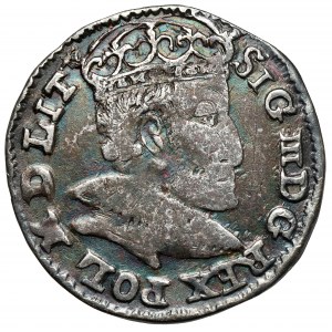 Zygmunt III Waza, Trojak Olkusz 1591 - ozdobna
