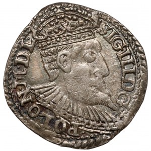 Sigismund III Vasa, Trojak Olkusz 1598 - large head - missing R