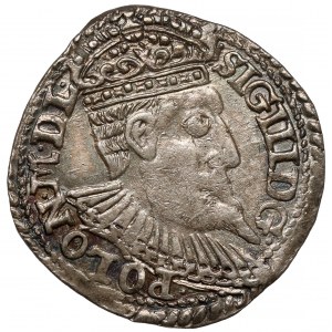 Sigismund III. Vasa, Trojak Olkusz 1598 - großer Kopf - R fehlt