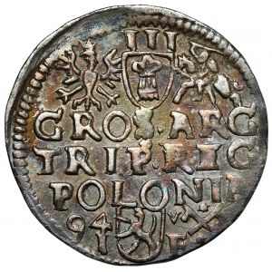 Sigismund III Vasa, Troika Poznań 1594 - wide face