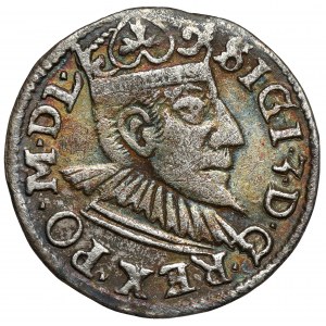 Sigismund III Vasa, Trojak Poznań 1592 - elongated - 9Z from the left