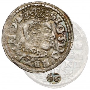 Sigismund III Vasa, Trojak Lublin 1596 - Datum nicht getrennt - selten