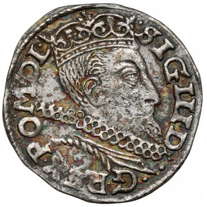 Sigismund III. Wasa, Trojak Wschowa 1601 - F beim Adler