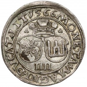 Sigismund II. Augustus, Vierfacher Vilnius 1566 - schön
