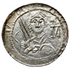 Ladislaus II the Exile, Denarius - Prince and Bishop