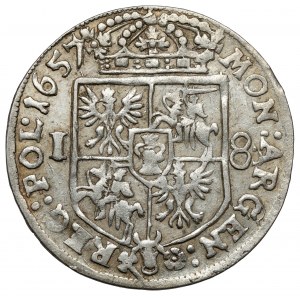 Johannes II. Kasimir, Ort Krakau 1657 IT - Rosetten