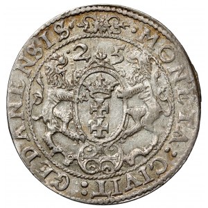 Žigmund III Vasa, Ort Gdansk 1625 - G REX - vzácne